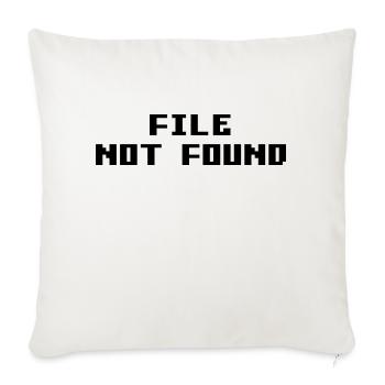 File Not Found - Sofa pillowcase 17,3'' x 17,3'' (45 x 45 cm) - natural white - Front