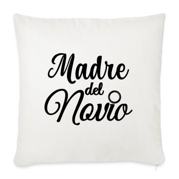 Madre del Novio Groom's Mother Wedding Gift - Sofa pillowcase 17,3'' x 17,3'' (45 x 45 cm) - natural white - Front