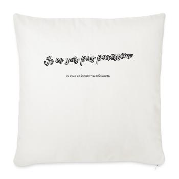 Laziness - Sofa pillowcase 17,3'' x 17,3'' (45 x 45 cm) - natural white - Front