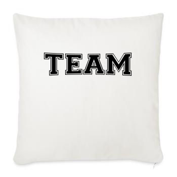 TEAM - Sofakissenbezug 45 x 45 cm - Naturweiß  - Vorne