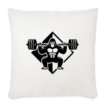 Gorilla - Sofa pillowcase 17,3'' x 17,3'' (45 x 45 cm) - natural white - Front