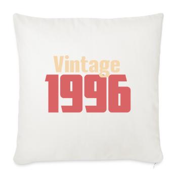 Art Déco 30 Ans Trentaine Cadeau Rétro 1996 - Housse de coussin décorative 45 x 45 cm - blanc nature - Devant