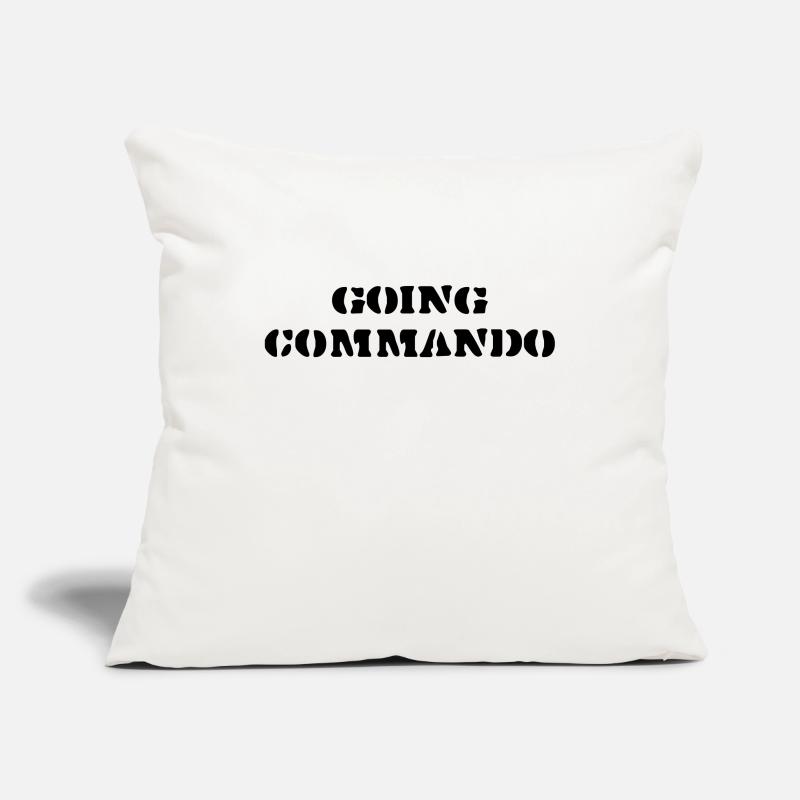 commando va Housse de coussin décorative 45 x 45 cm