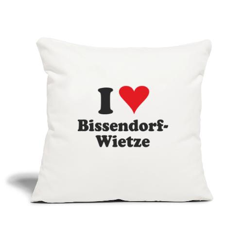 I Love Bissendorf-Wietze - Sofakissenbezug 45 x 45 cm