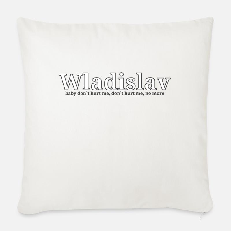 Wladislav - Sofakissenbezug 45 x 45 cm - Naturweiß 