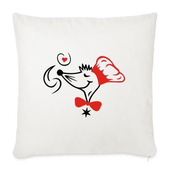 Star chef - Sofa pillowcase 17,3'' x 17,3'' (45 x 45 cm) - natural white - Front