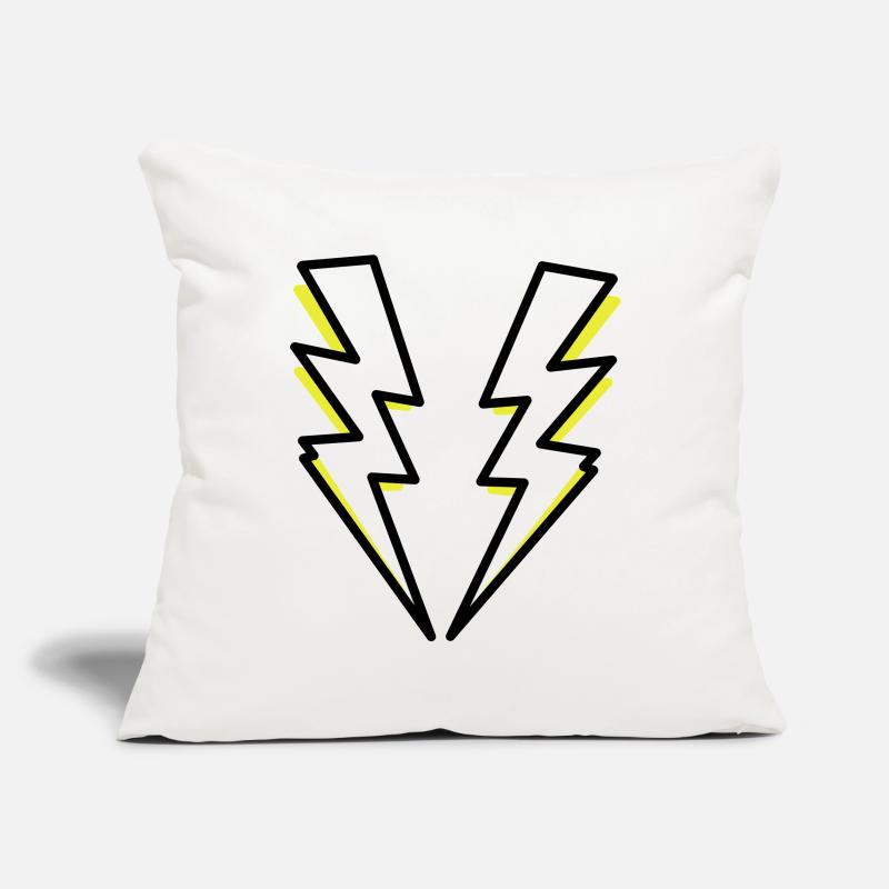 Blitze,Blitz,Blitzer, Sofakissenbezug 45 x 45 cm