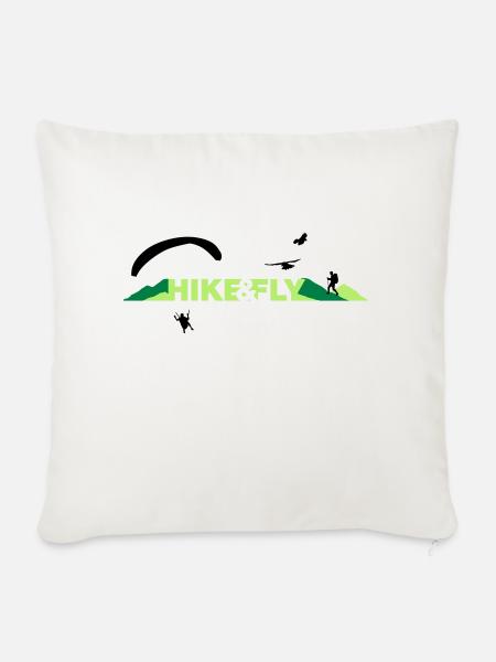 Hike Fly - Sofakissenbezug 45 x 45 cm - Naturweiß 