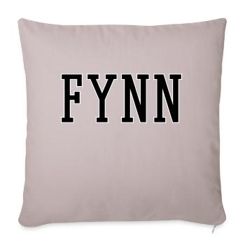 Fynn - Housse de coussin décorative 45 x 45 cm - taupe clair - Devant