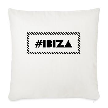#ibiza - Housse de coussin décorative 45 x 45 cm - blanc nature - Devant