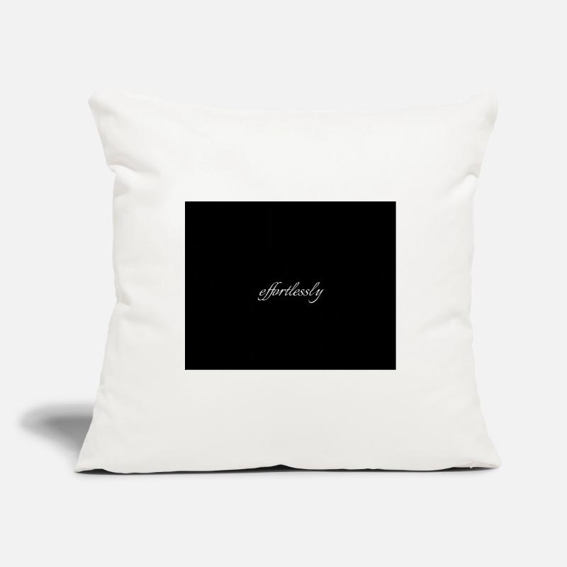 Effortlessly Elegant Script Typography Sofa pillowcase 17,3'' x 17,3'' (45 x 45 cm)