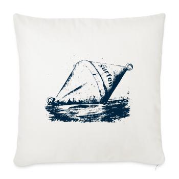 Surfing Buoy North Sea Coast - Sofa pillowcase 17,3'' x 17,3'' (45 x 45 cm) - natural white - Front