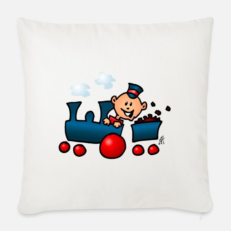 Zug - Sofakissenbezug 45 x 45 cm - Naturweiß 