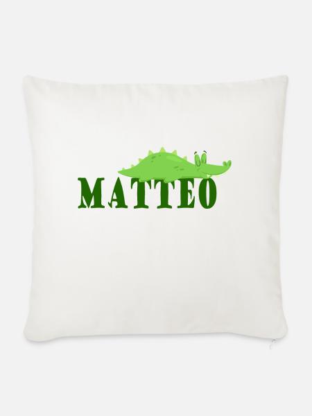 Matteo - Sofakissenbezug 45 x 45 cm - Naturweiß 