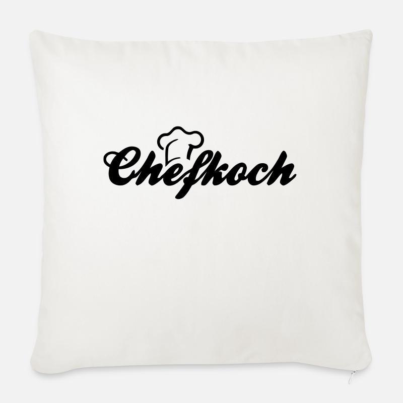 chefkoch - Sofakissenbezug 45 x 45 cm - Naturweiß 