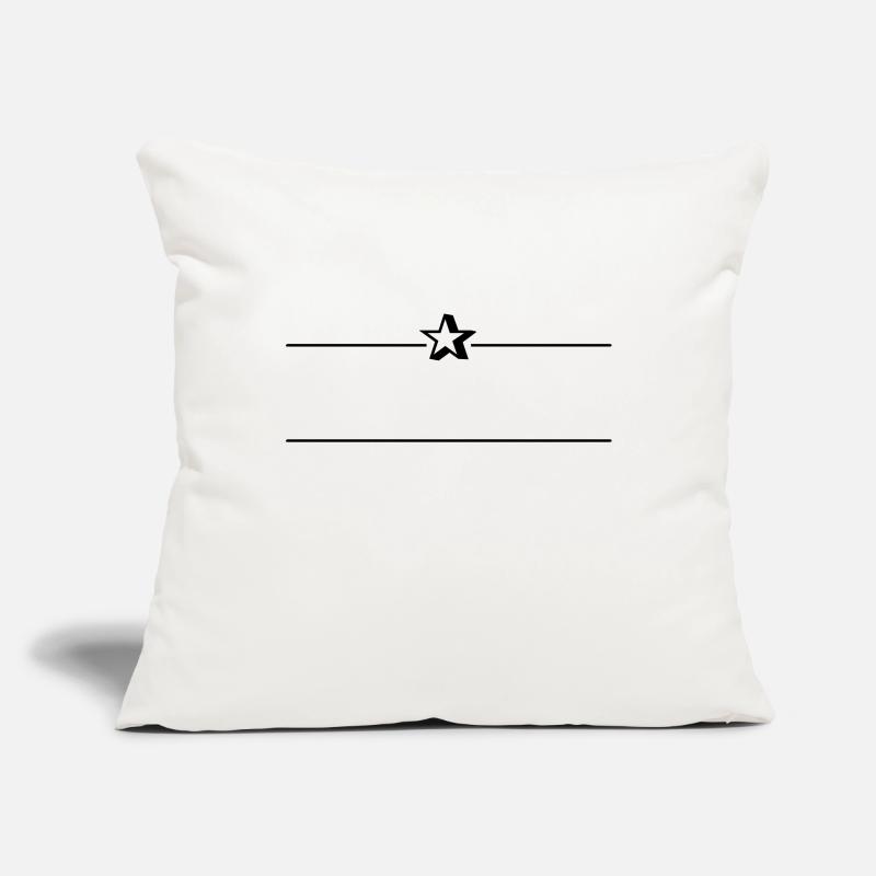 Text frame décor element for free text (1c) Sofa pillowcase 17,3'' x 17,3'' (45 x 45 cm)