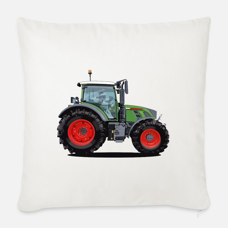 Traktor, den jeder mag - Sofakissenbezug 45 x 45 cm - Naturweiß 