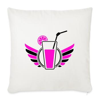 Cocktail Wings - Sofa pillowcase 17,3'' x 17,3'' (45 x 45 cm) - natural white - Front