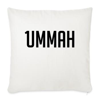 1ummah BLK - Sofakissenbezug 45 x 45 cm - Naturweiß  - Vorne