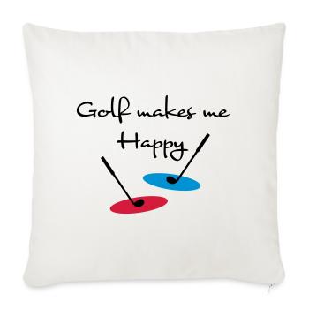 golf - Sofa pillowcase 17,3'' x 17,3'' (45 x 45 cm) - natural white - Front