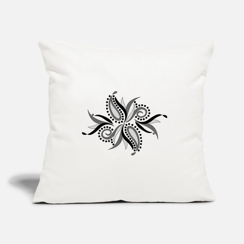 foglie astratte Copricuscino per divano, 45 x 45 cm