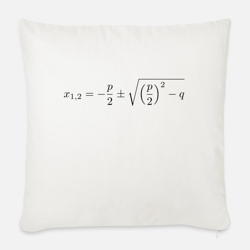 PQ Formel - Sofakissenbezug 45 x 45 cm - Naturweiß 