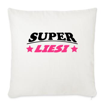 Super liesi - Sofa pillowcase 17,3'' x 17,3'' (45 x 45 cm) - natural white - Front