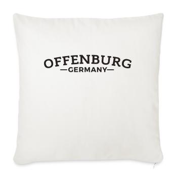 Offenburg Germany home gift idea - Sofa pillowcase 17,3'' x 17,3'' (45 x 45 cm) - natural white - Front
