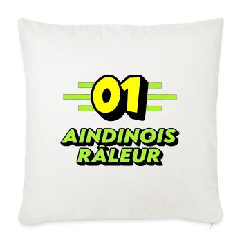 Complaining Aindinois - Sofa pillowcase 17,3'' x 17,3'' (45 x 45 cm) - natural white - Front