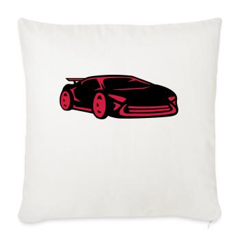 Voiture course voiture de sport racing voiture coo - Housse de coussin décorative 45 x 45 cm - blanc nature - Devant