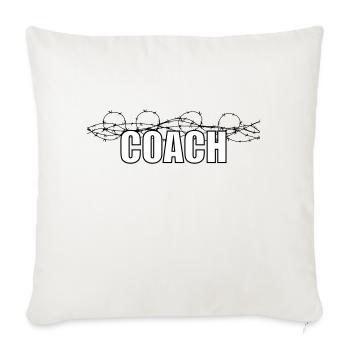 Coach - Sofa pillowcase 17,3'' x 17,3'' (45 x 45 cm) - natural white - Front