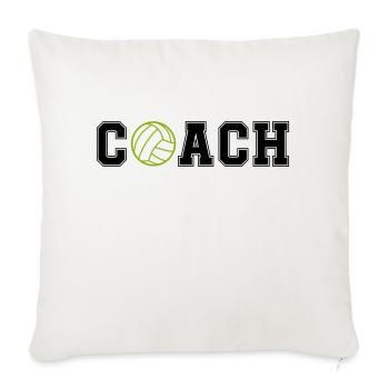 Handball Coach - Sofa pillowcase 17,3'' x 17,3'' (45 x 45 cm) - natural white - Front