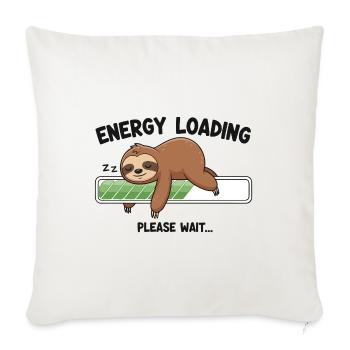 Batterie-Nap-Modus - Sofakissenbezug 45 x 45 cm - Naturweiß  - Vorne