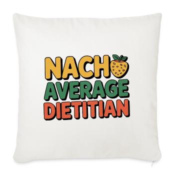 Nach Average Dietitian Nutrition Expert Profession - Sofa pillowcase 17,3'' x 17,3'' (45 x 45 cm) - natural white - Front
