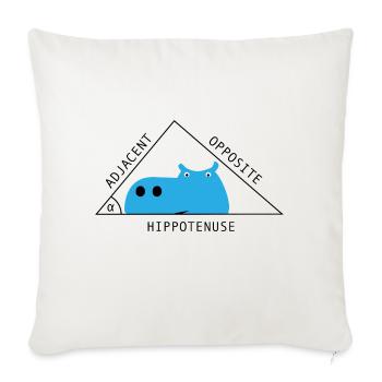mathematics - Sofa pillowcase 17,3'' x 17,3'' (45 x 45 cm) - natural white - Front
