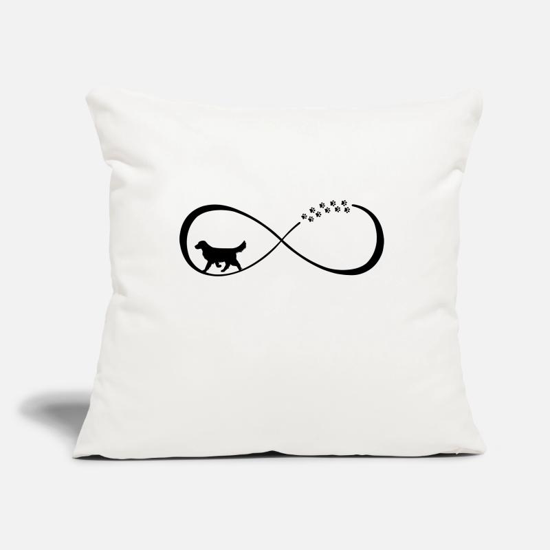 Infinity Loop Golden Retriever, infinite loop Sofa pillowcase 17,3'' x 17,3'' (45 x 45 cm)