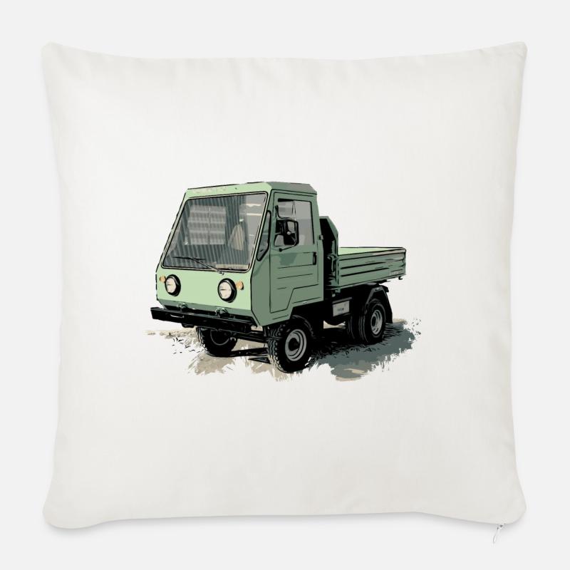MULTICAR - Sofakissenbezug 45 x 45 cm - Naturweiß 