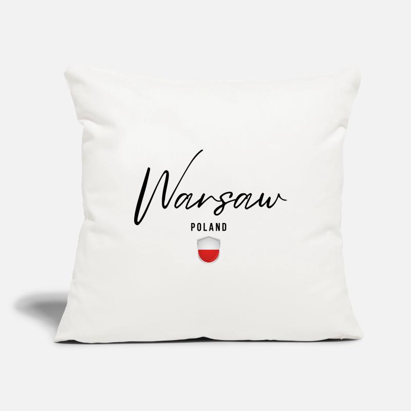 Conception élégante Varsovie, Varsovie Pologne Housse de coussin décorative 45 x 45 cm