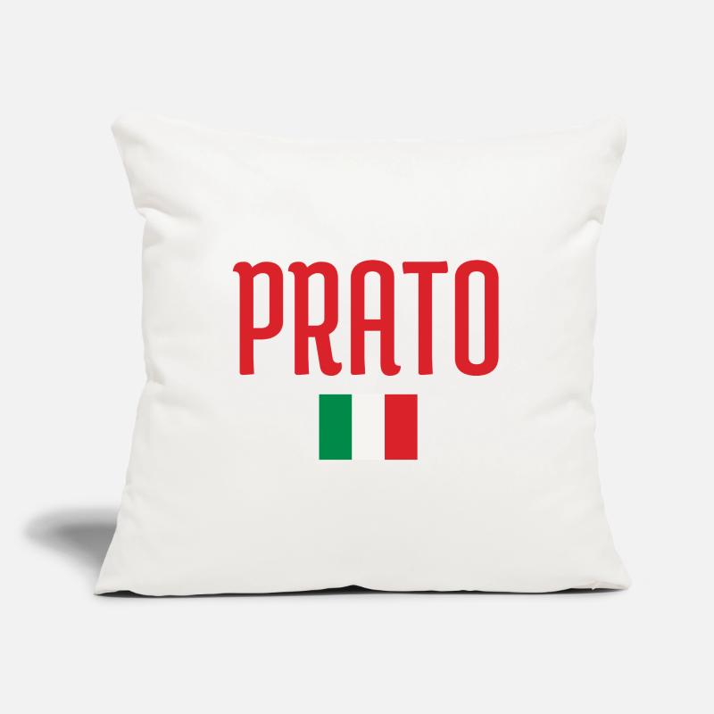 Prato Italy Bold Script Sofa pillowcase 17,3'' x 17,3'' (45 x 45 cm)