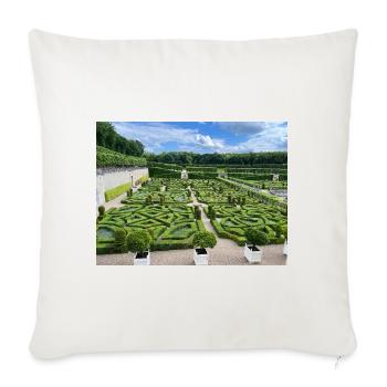 Der Ziergarten - Sofakissenbezug 45 x 45 cm - Naturweiß  - Vorne