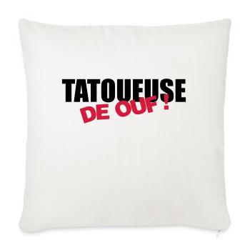 Tätowierer Tatouage Tattoo Tattooist Tatoueur - Sofa pillowcase 17,3'' x 17,3'' (45 x 45 cm) - natural white - Front