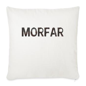 Grand-père suédois Grand-père Suède Papa Anniversaire Grand-père - Housse de coussin décorative 45 x 45 cm - blanc nature - Devant