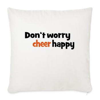 cheerleader - Housse de coussin décorative 45 x 45 cm - blanc nature - Devant