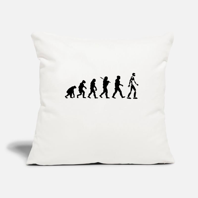 Robot Evolution Housse de coussin décorative 45 x 45 cm