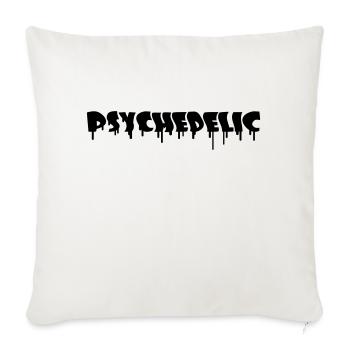 Psychedelic Graffiti - Sofakissenbezug 45 x 45 cm - Naturweiß  - Vorne