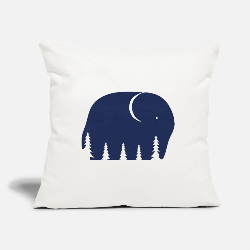 Ein Elefant oder ein Wald in dieser Fun Optical Illusi Sofakissenbezug 45 x 45 cm