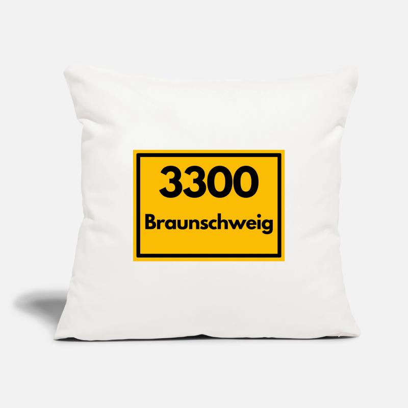 OLD POSTCODE POSTCODE RETRO 3300 BRAUNSCHWEIG Sofa pillowcase 17,3'' x 17,3'' (45 x 45 cm)