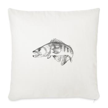 Zander - Sofakissenbezug 45 x 45 cm - Naturweiß  - Vorne