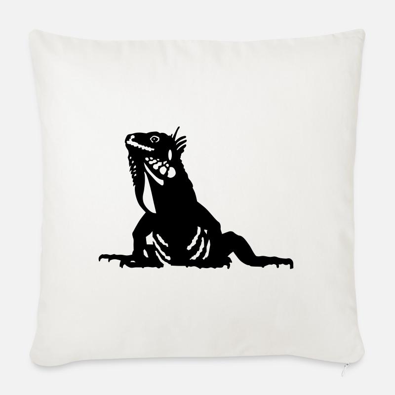 Iguana - Sofakissenbezug 45 x 45 cm - Naturweiß 