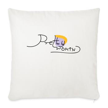 pretty - Sofa pillowcase 17,3'' x 17,3'' (45 x 45 cm) - natural white - Front
